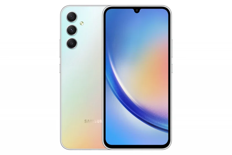 Samsung Galaxy A34 5G Display FHD+ Super AMOLED 6.6" Argento 6GB RAM