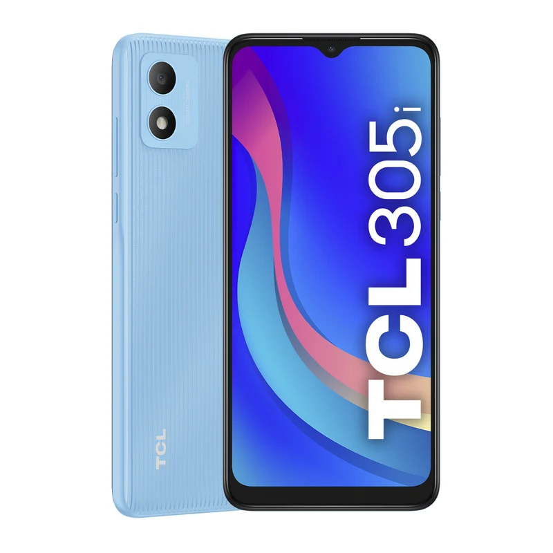 TCL 305i Smartphone 6.52" 64GB Dual SIM Blu Android 11 Go 4G