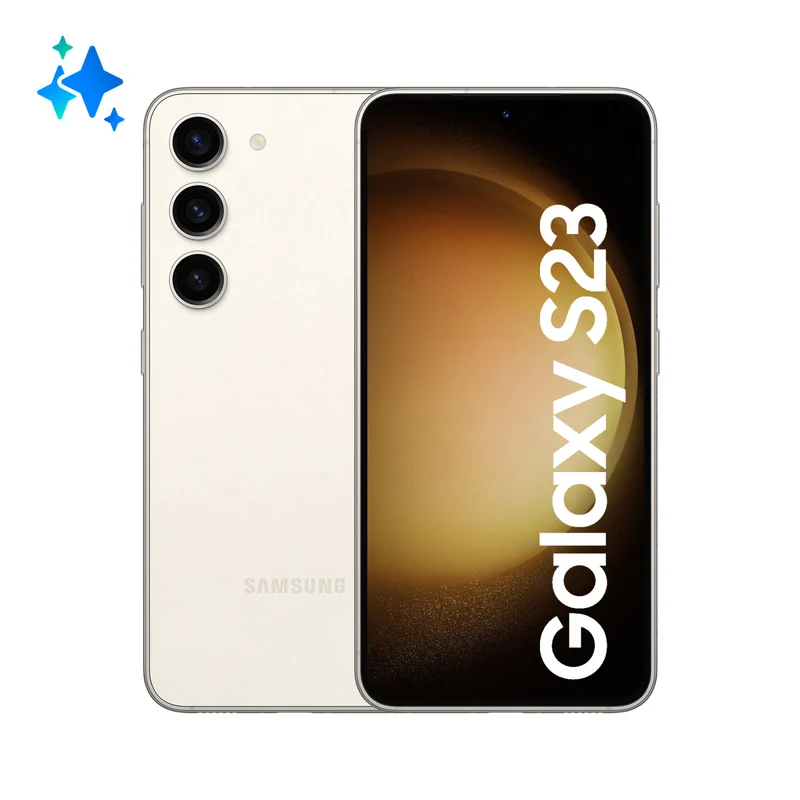 Samsung Galaxy S23 Smartphone 6.1" 128GB 5G Snapdragon 8 Gen 2 50MP Crema