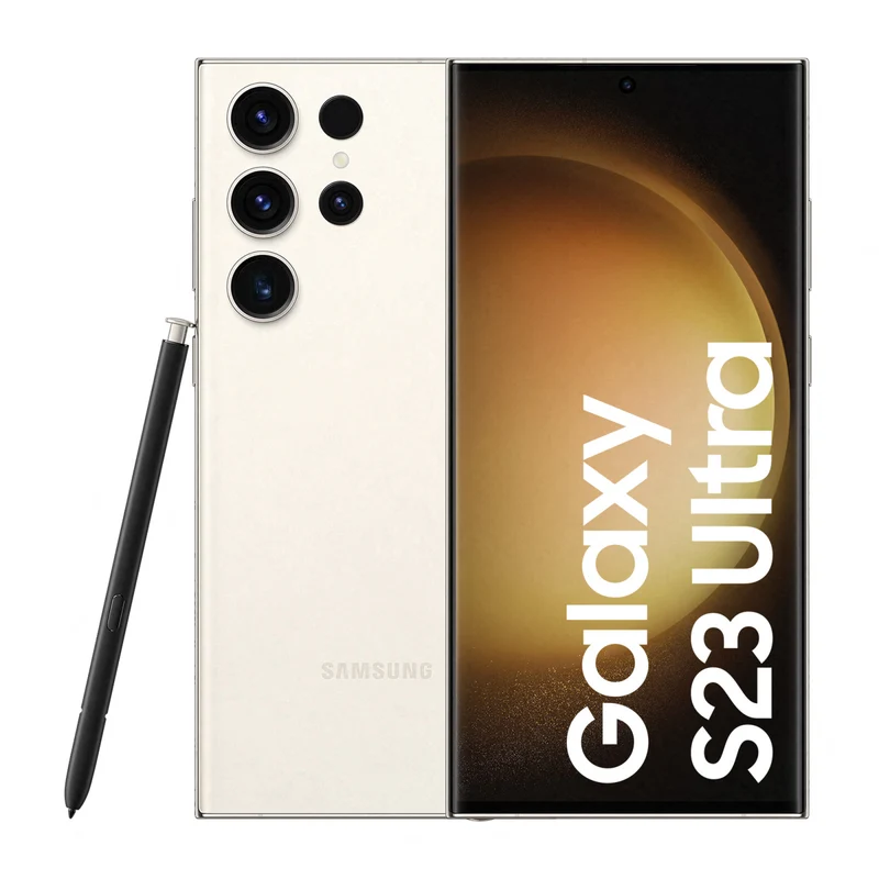 Samsung Galaxy S23 Ultra 5G 256GB crema 6.8" 200MP fotocamera 8GB RAM SM-S918