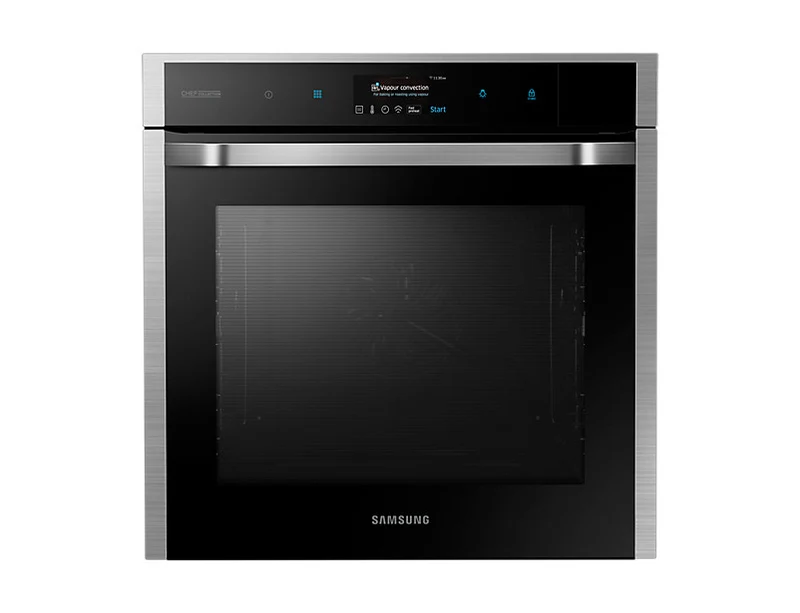 Samsung NV73J9770RS Forno Elettrico da Incasso 73L Vapore Wi-Fi Nero Acciaio Inox A+