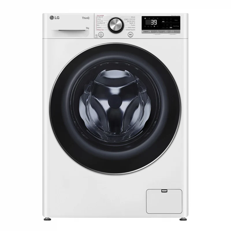 LG F2R7S09TSWC Lavatrice 9kg AI DD Bianca