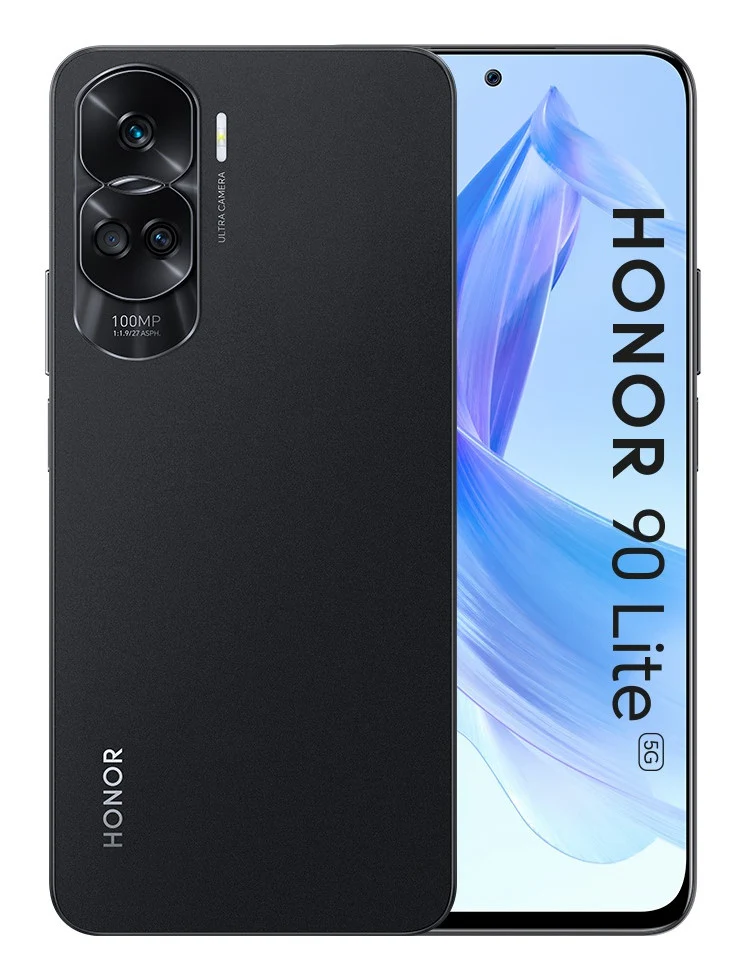Honor 90 Lite Smartphone 5G Doppia SIM Android 13 256GB 8GB RAM Nero 6.7" LTPS