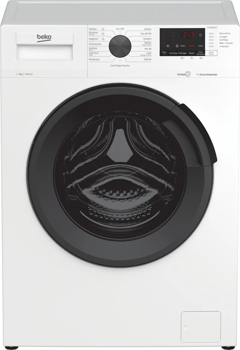 Beko WTX91482AI-IT lavatrice Bianco 9 kg 1400 Giri/min