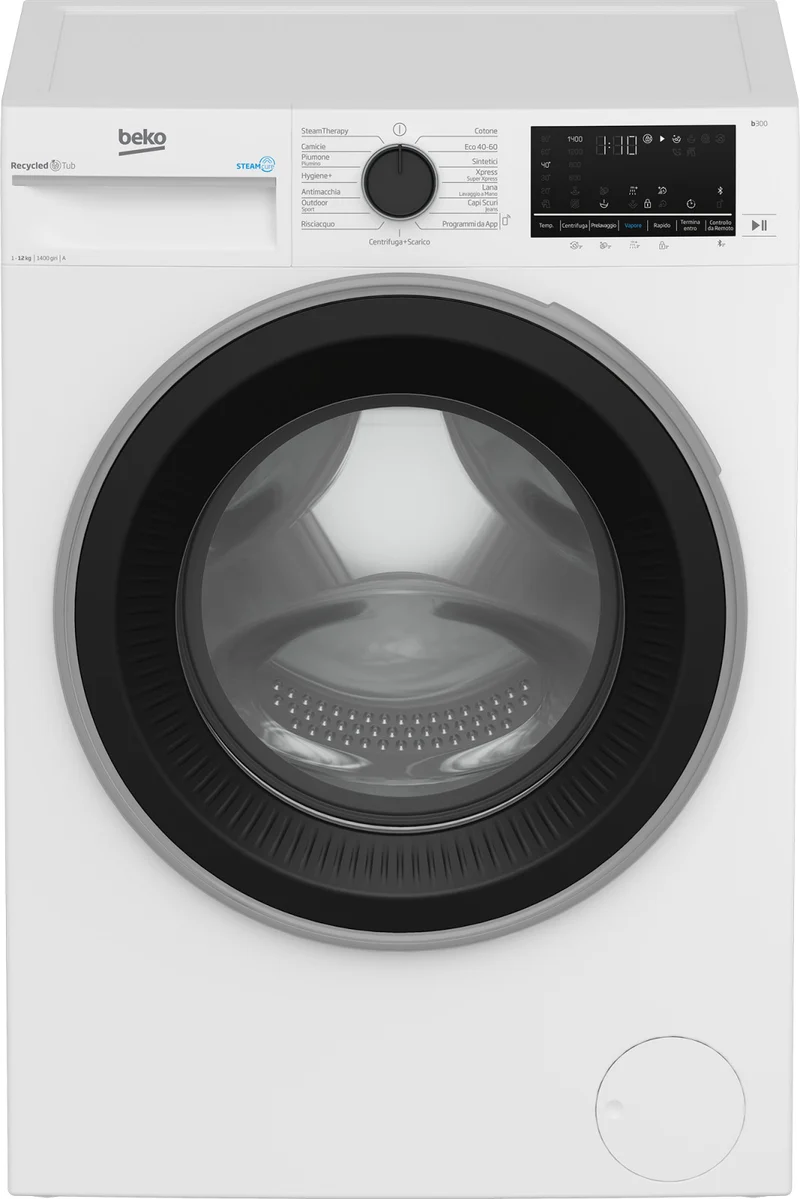 Beko BWT3124S Lavatrice Bianco 12 kg 1400 Giri/min