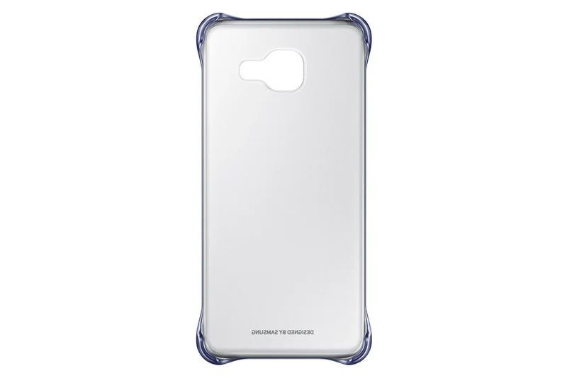 Samsung Galaxy A3 Cover Trasparente Blu - Custodia Protettiva Leggera per Smartphone