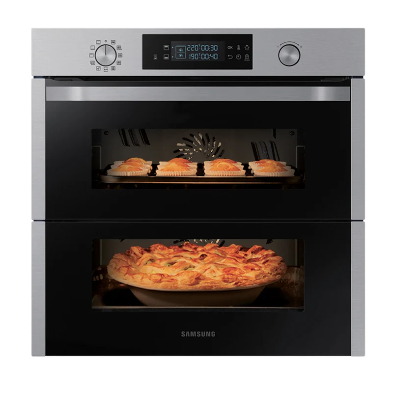 Samsung Forno Elettrico 75L da Incasso DualCookFlex Grill Autopulizia Acciaio Inox