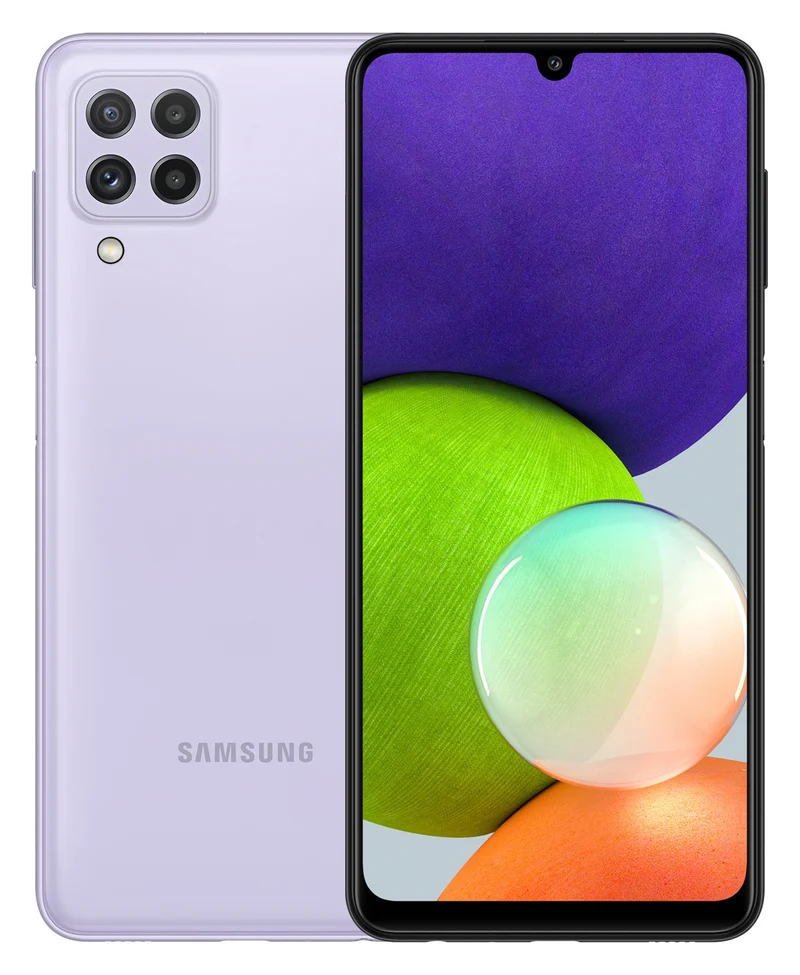 Samsung Galaxy A22 4G Smartphone 6.4" 48MP Viola 64GB Memoria 5000mAh Batteria
