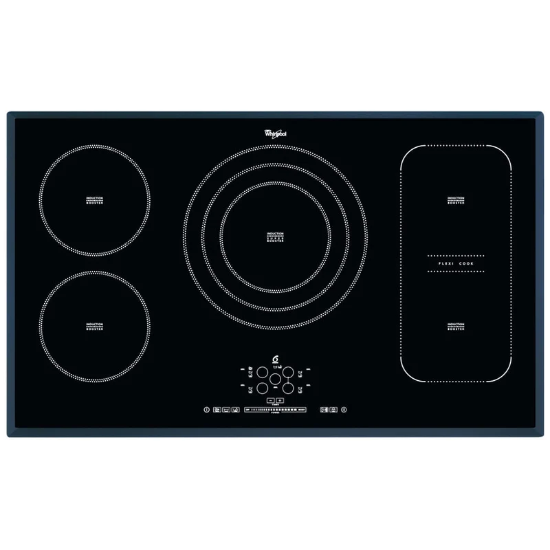 Whirlpool Piano Cottura Induzione ACM 795 BA 86cm 5 Zone Nero Vetroceramica