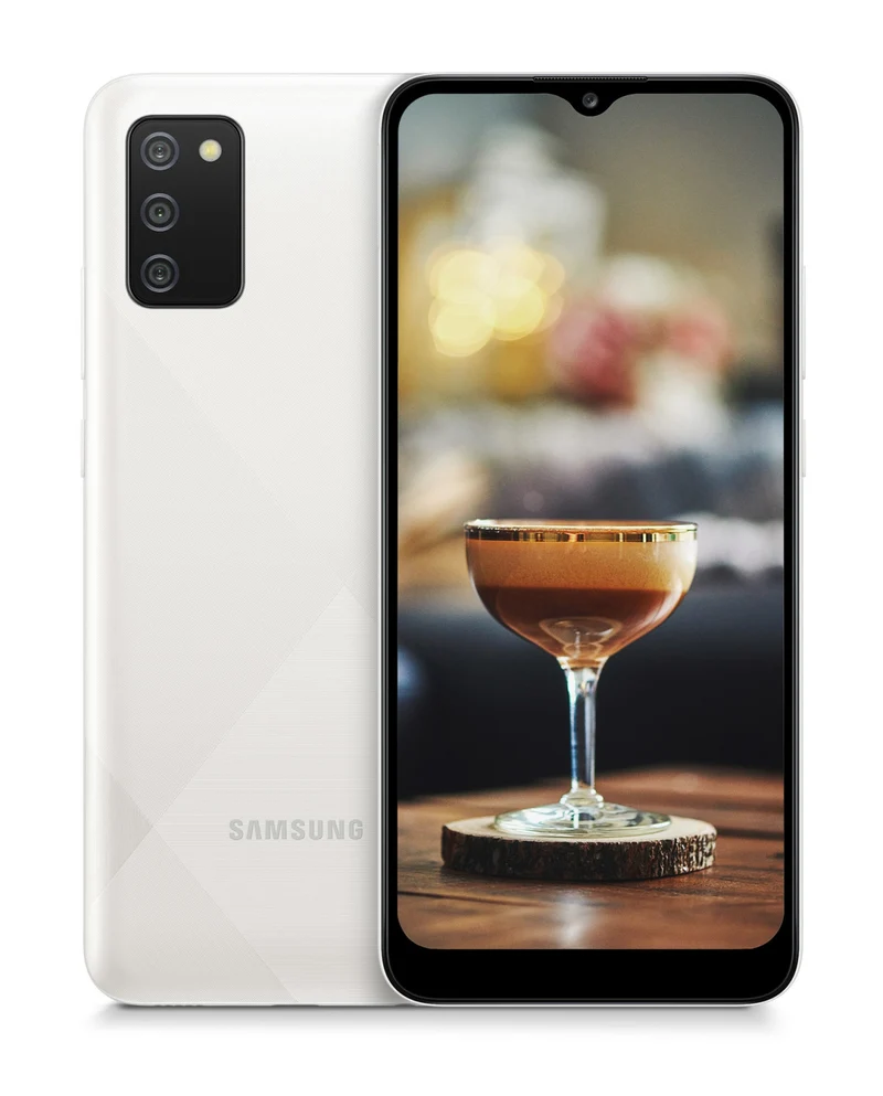 Samsung Galaxy A02s Smartphone 6.5" 32GB 3GB RAM Tripla Fotocamera 5000mAh Bianco