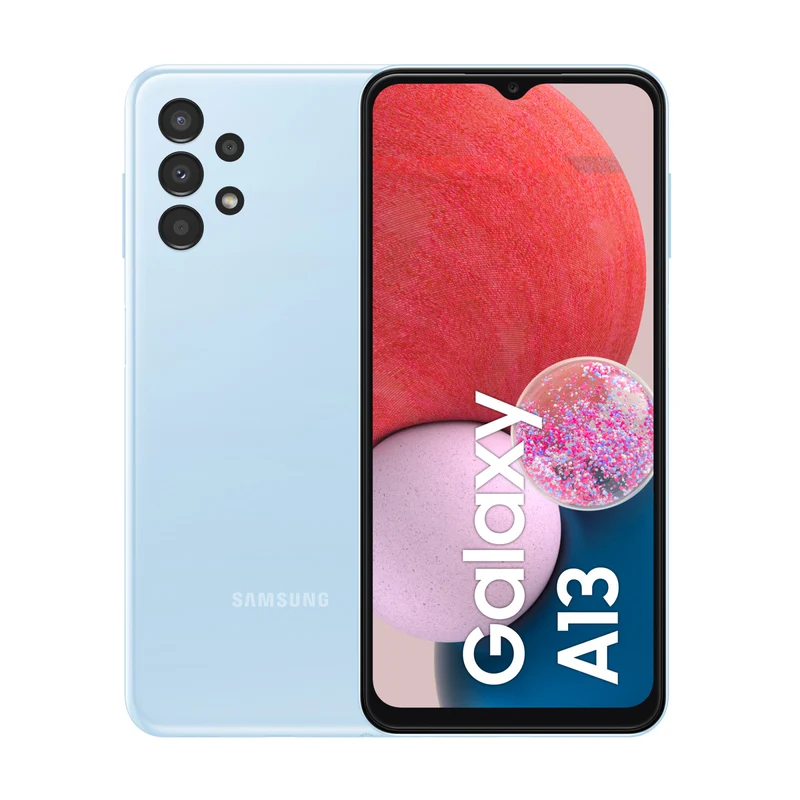 Samsung Galaxy A13 Smartphone 6.6" 64GB 4GB RAM Doppia SIM 4G Android 12 Light Blue