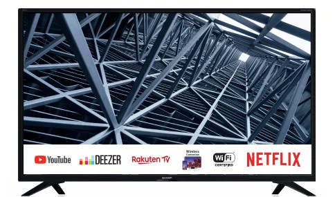 Sharp TV Smart 32" HD 1366x768 WiFi Nero Modello 32BC4E