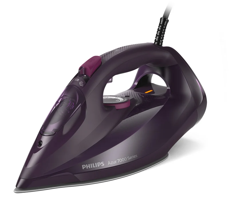 Philips Ferro da Stiro a Vapore Serie 7000 DST7061/30 3000W Viola Scuro