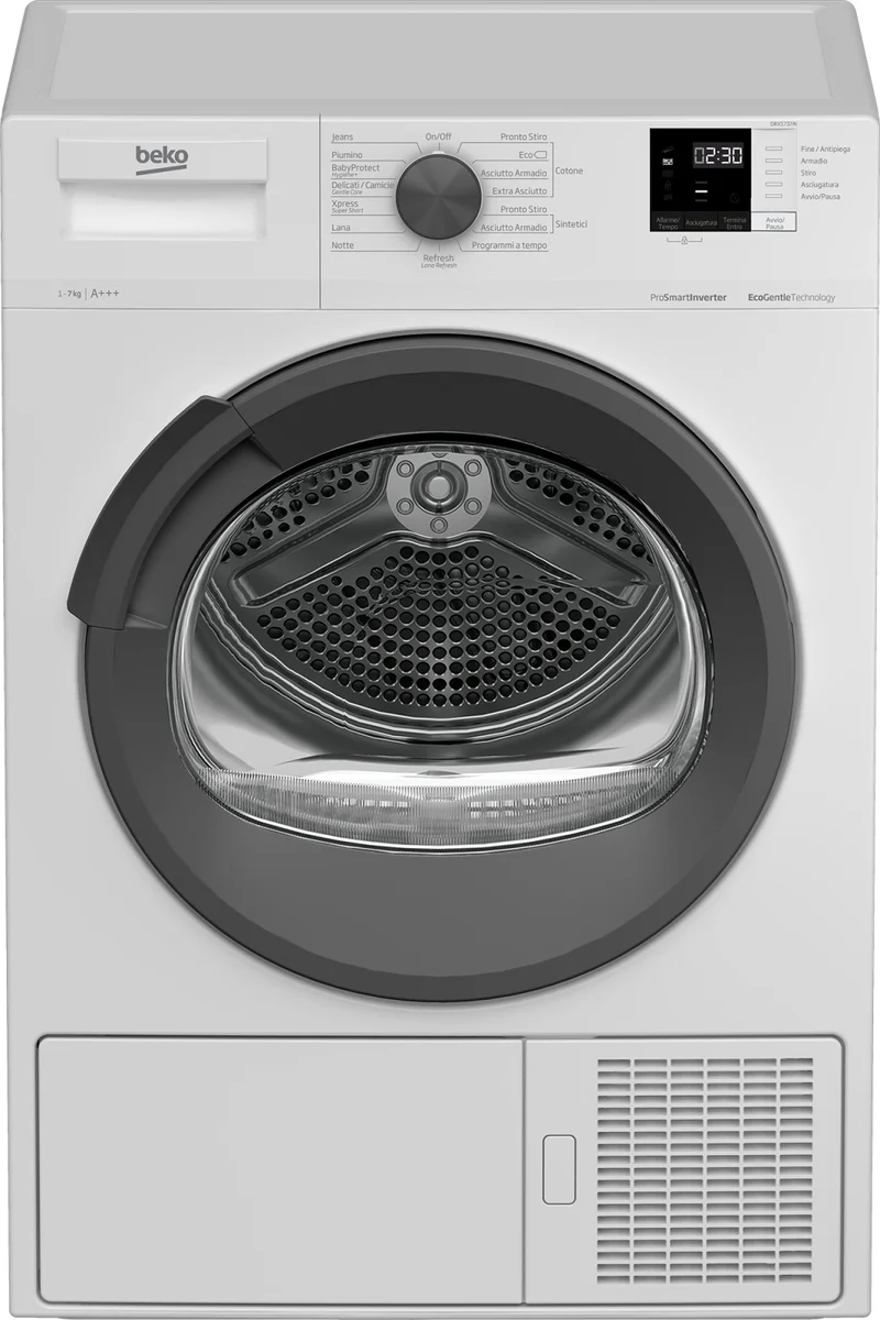 Beko DRXS737AI Asciugatrice 7 kg A+++ Carica Frontale Pompa di Calore