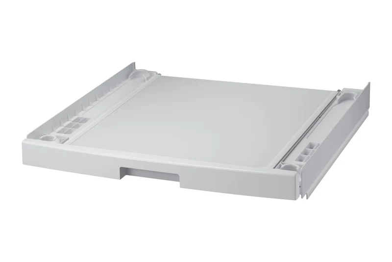 Samsung SKK-DD Kit Sovrapposizione Lavatrice Asciugatrice Bianco con Mensola Estraibile