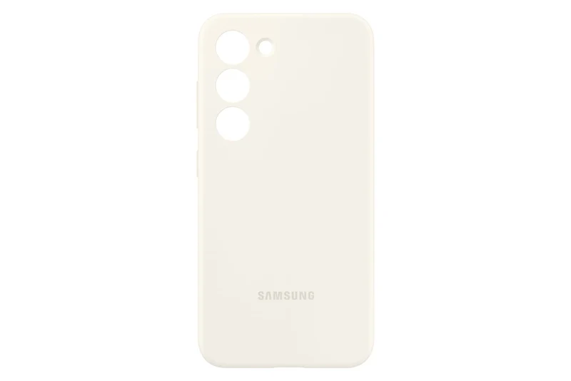 Samsung Custodia Silicone Galaxy S23 Crema Antiurto EF-PS911TUEGWW