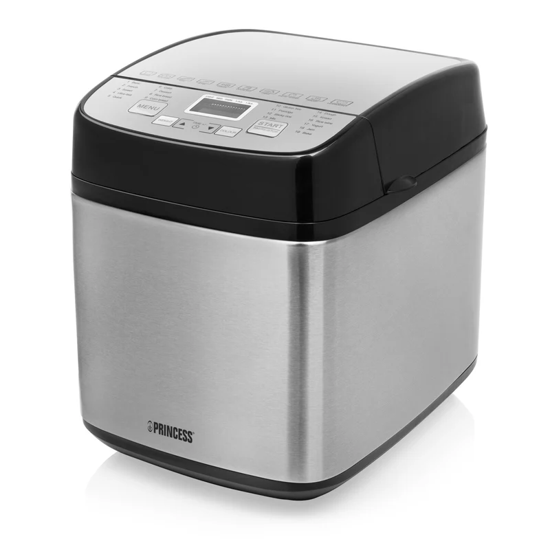 Princess Macchina per il Pane 152008 Nero 19 Programmi 500W LCD 3 Dorature