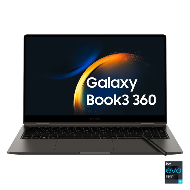 Samsung Galaxy Book3 360 15.6" i5 13gen 8GB 512GB SSD Win11 Grafite NP750QFG-KA2IT
