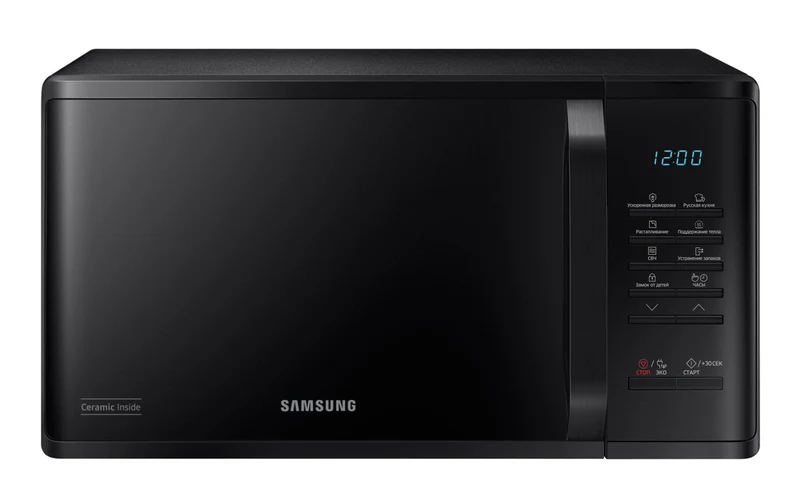 Samsung MS23K3513AK Forno a Microonde Solo 23L 800W Nero da Superficie Piana