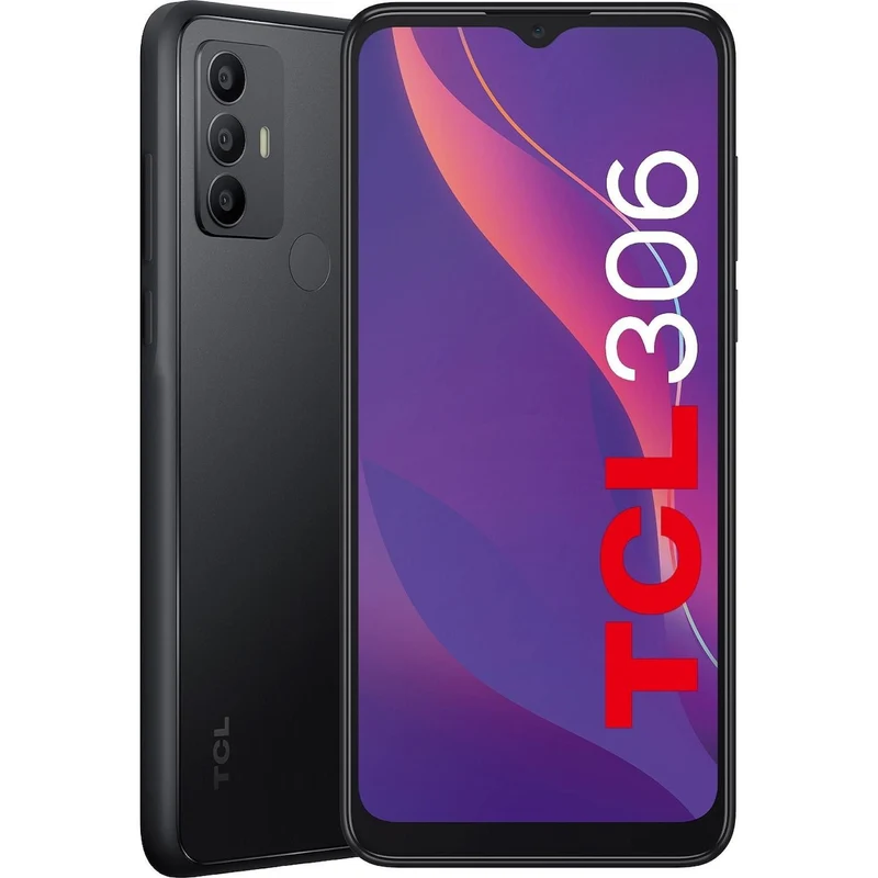 TCL 306 Smartphone 4G Dual SIM 6.52" 3GB RAM 32GB Tripla Fotocamera