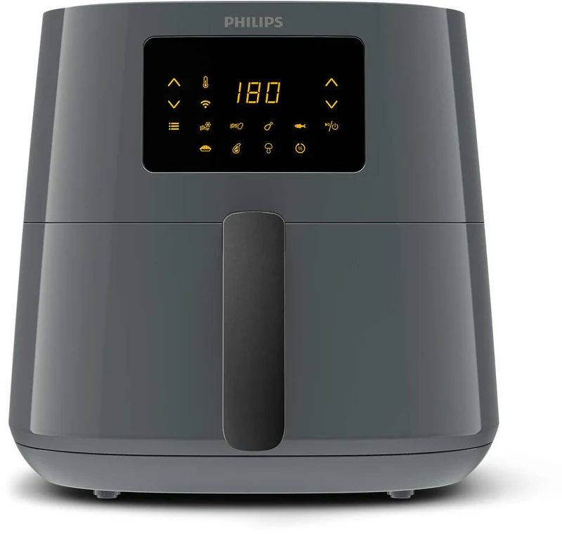 Philips Friggitrice ad Aria HD9280/60 Singola 6,2L 2000W 7 Programmi Grigio