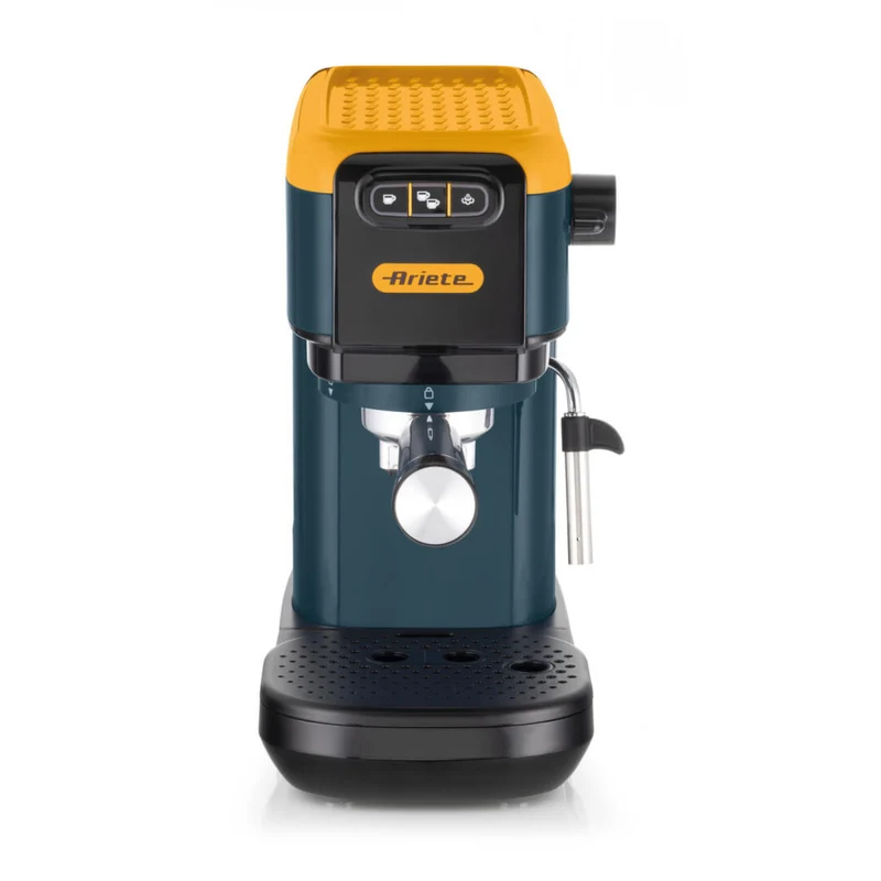 Ariete 1399 Macchina Caffè Espresso 15 bar Giallo Mango per Cialde E.S.E. e Macinato