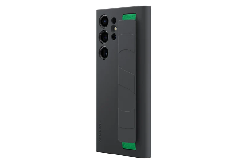 Samsung Custodia Silicone Nero Antigraffio per Galaxy S23 Ultra