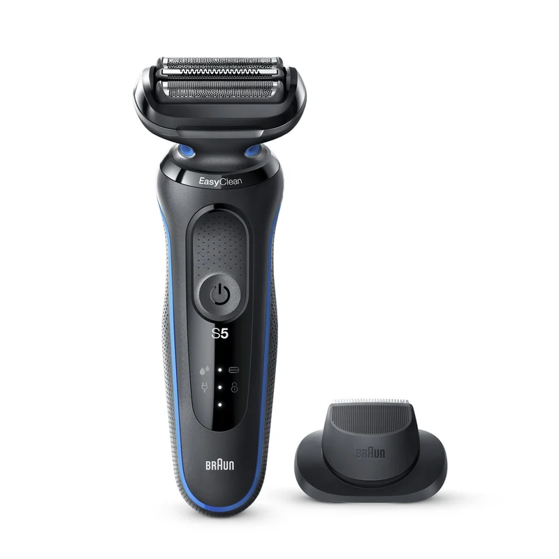 Braun Series 5 50-B1200s Rasoio Elettrico Blu 3 Lame Wet & Dry Ricaricabile