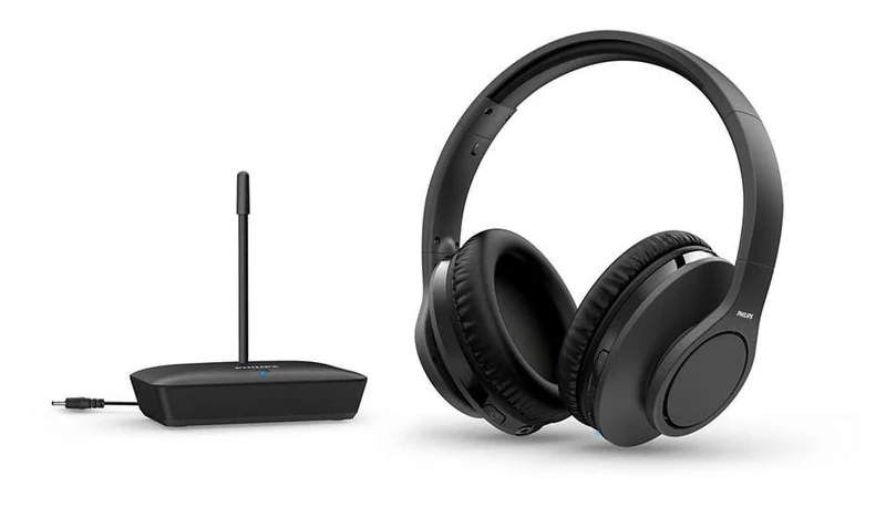 Philips TAH6005BK10 Cuffie Wireless a Padiglione Nero con Autonomia 18h e Range 100m