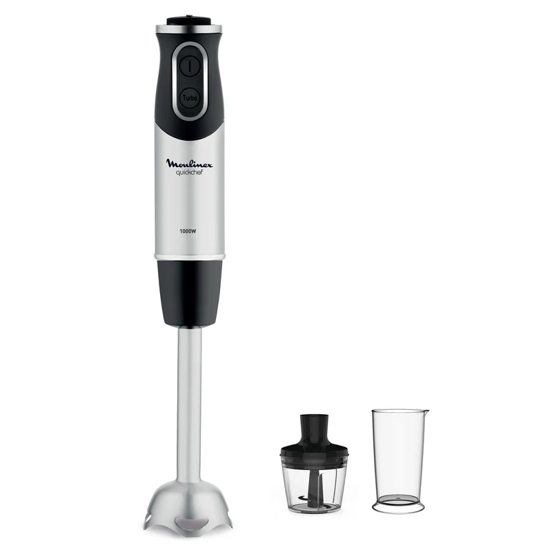 Moulinex Frullatore ad Immersione DD6578 1000W 2in1 10 Velocità Quickchef