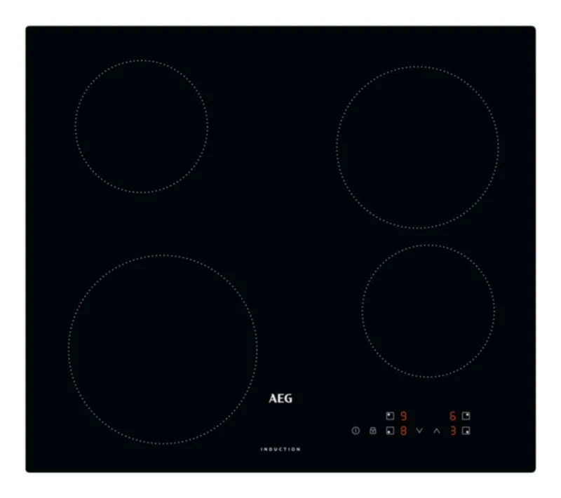 AEG Piano Cottura Induzione Serie 3000 60cm 4 Fornelli Nero Incasso Vetroceramica
