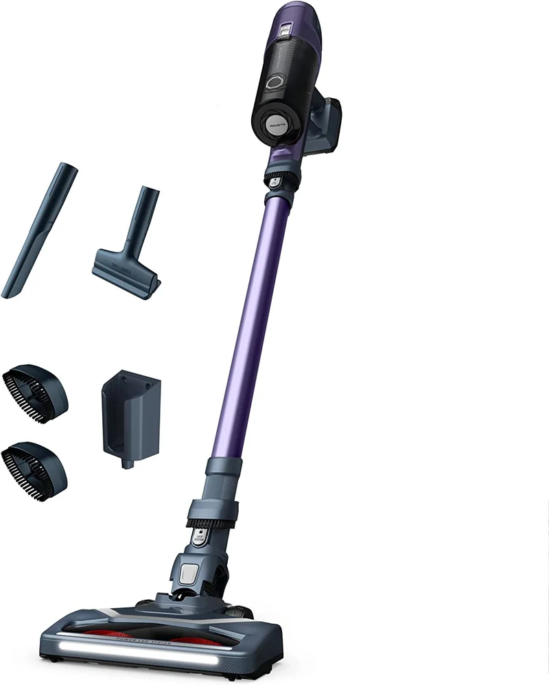 Rowenta Aspirapolvere Senza Fili RH6839 X-PERT 6.6 Ciclonico Nero e Viola