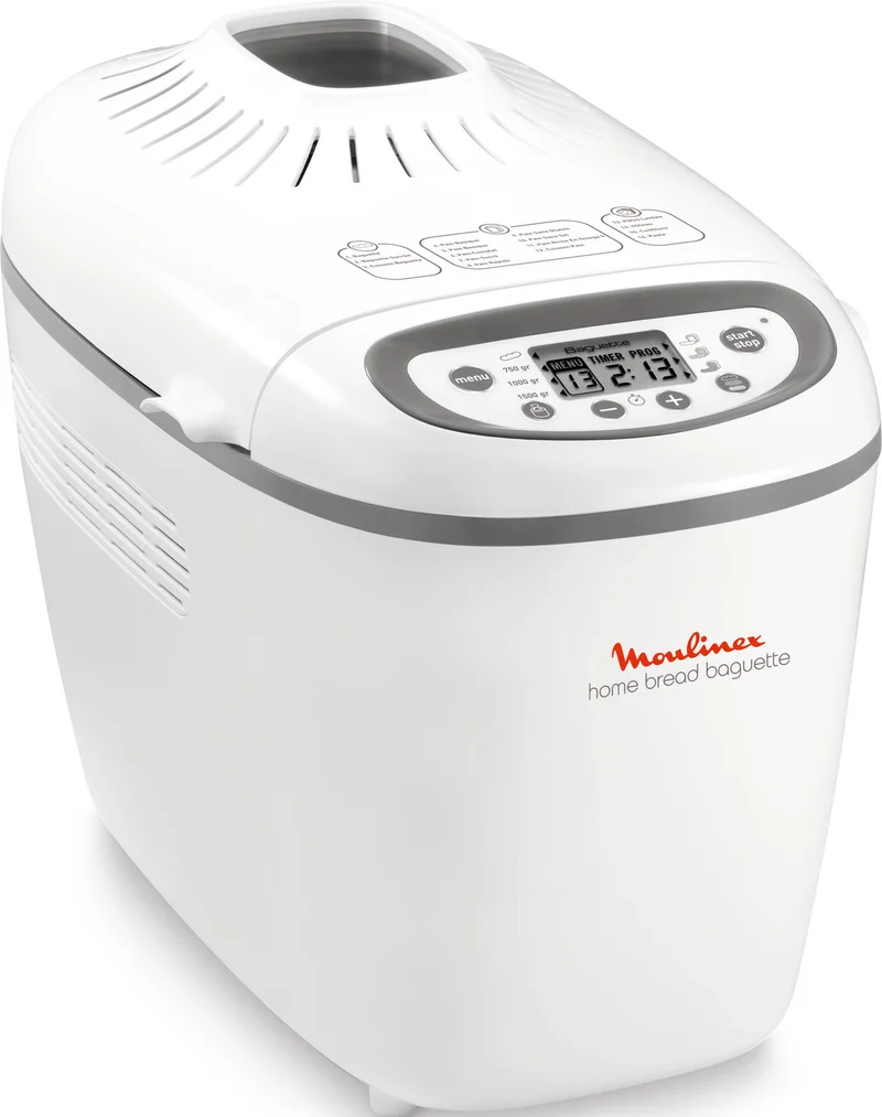 Moulinex Macchina per il Pane OW6101 Bianco 1,5kg 16 Programmi Partenza Differita