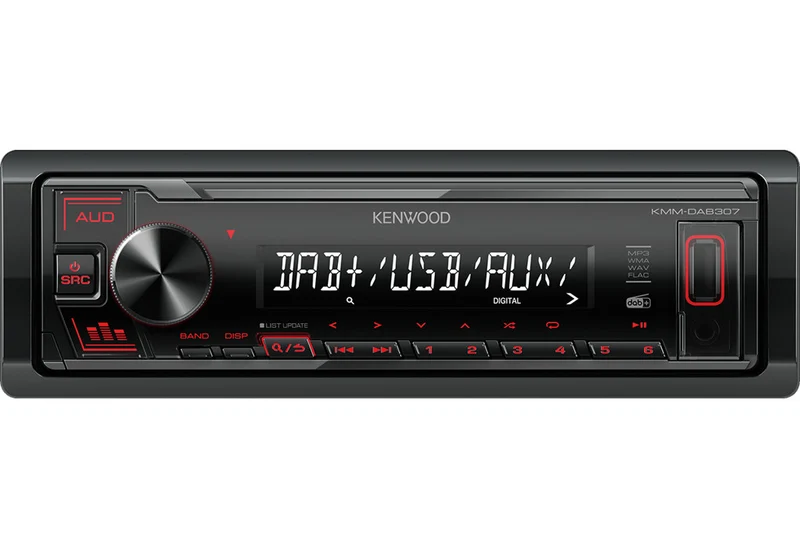 Kenwood KMM-DAB307AO Autoradio DAB+ 200W USB Nero - Ricevitore Multimediale Auto