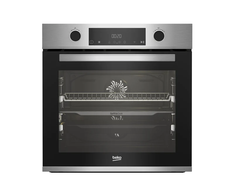 Beko BBVM12400XPS Forno Multifunzione da Incasso Pirolitico 72L Doppia Cavità Inox