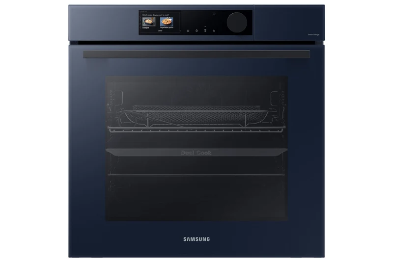 Samsung Forno a Vapore BESPOKE 76L Dual Cook Wi-Fi da Incasso Blu NV7B6679CBN