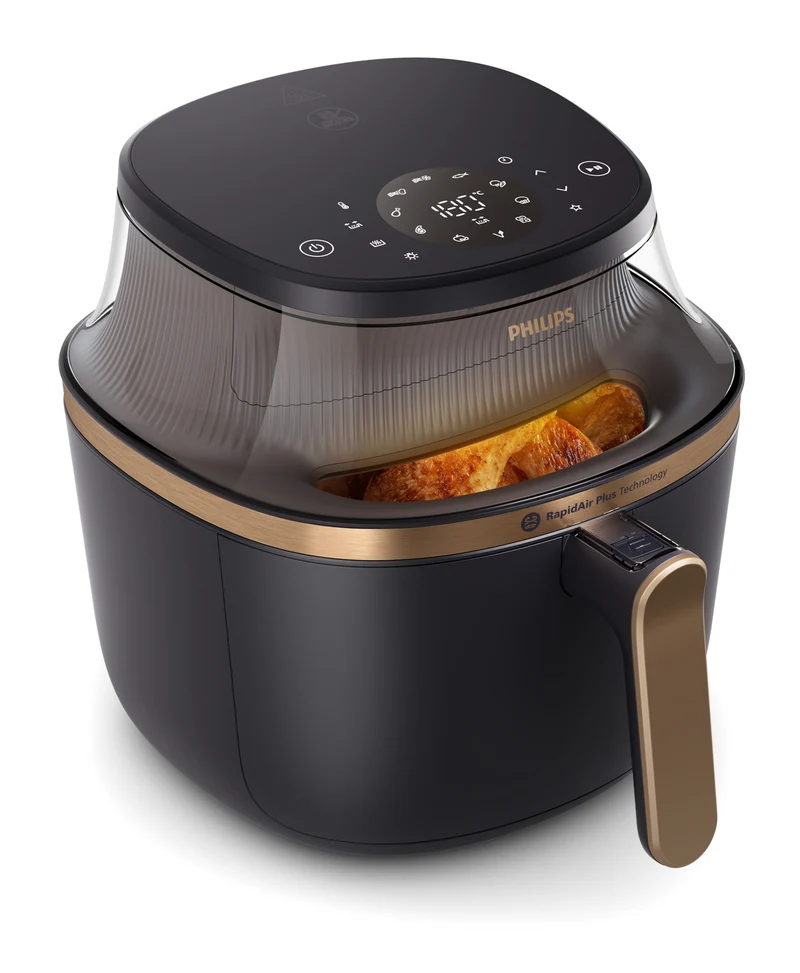 Philips Friggitrice ad Aria NA32200 4,2L 16 Programmi RapidAirPlus Nero 1400W