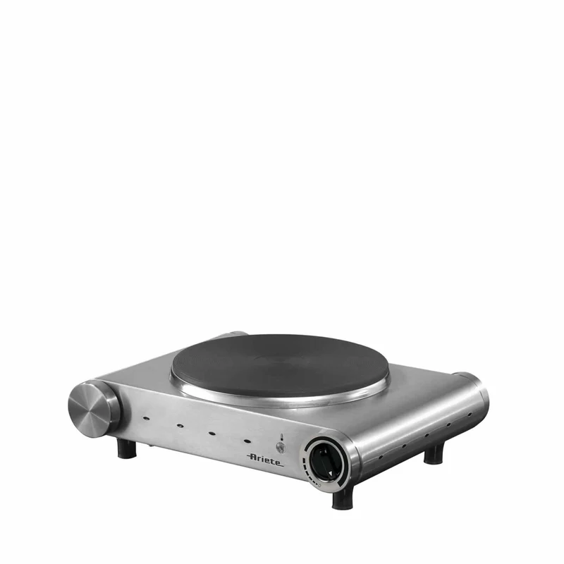 Ariete 993 Fornello elettrico da viaggio piastra ghisa 1500W acciaio inox