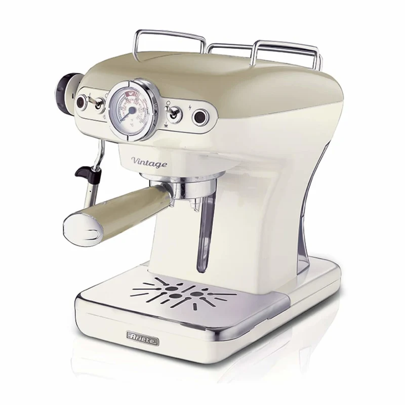 Ariete 1389 Macchina Caffè Espresso Manuale Beige 850W 15 bar Montalatte Polvere/Cialde