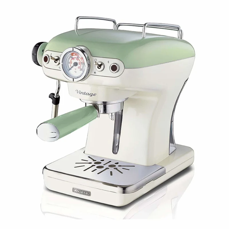 Ariete 1389 Macchina Caffè Espresso Vintage Verde 850W 15 bar Polvere e Cialde ESE