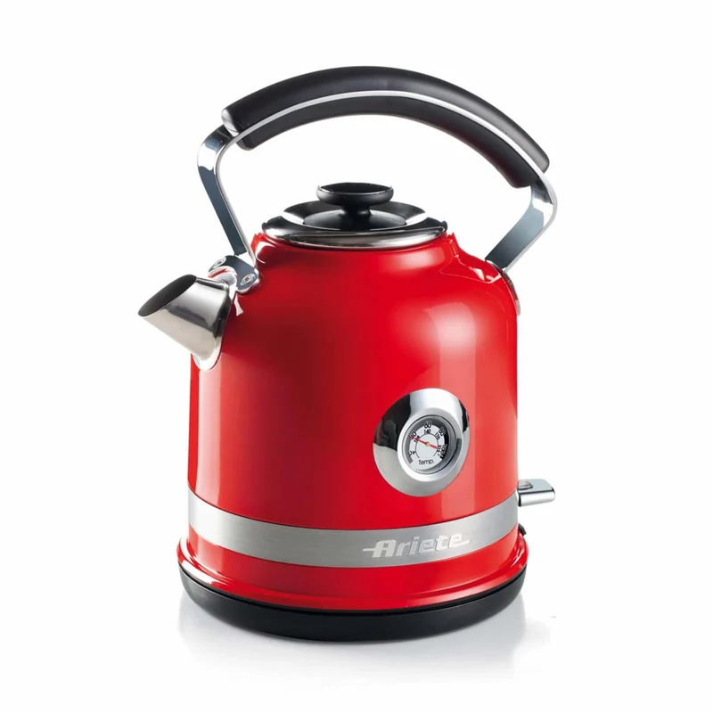 Ariete Bollitore Elettrico 2854 1,7L 2000W Rosso Acciaio Inox Base Cordless