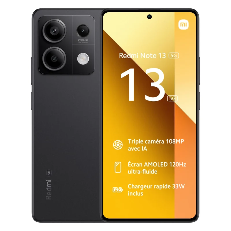 Xiaomi Redmi Note 13 5G Smartphone Dual SIM 256GB 8GB RAM Graphite Black