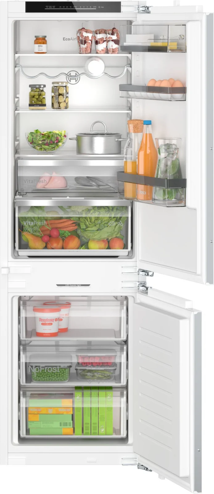 Bosch KIN86ADD0 Frigorifero Congelatore NoFrost 260L Bianco Libera Installazione
