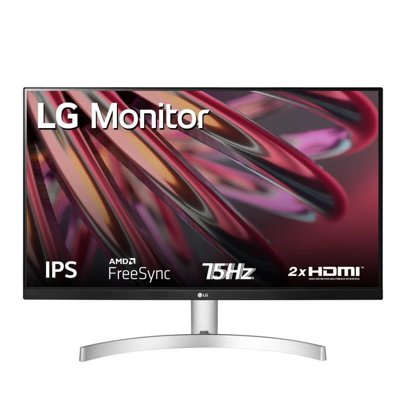 Monitor LG 24MK600M-W 24" Full HD IPS 75Hz FreeSync Bianco per PC