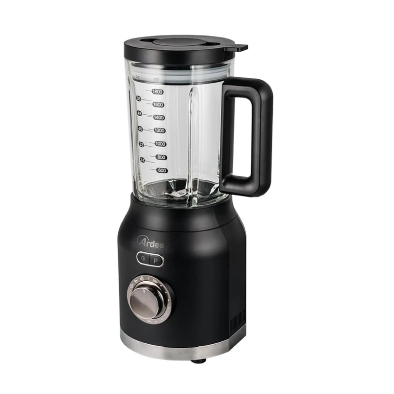 Ardes Poseidon ARFRUL01 Frullatore Alta Velocità 1200W con Bicchiere in Vetro 1,8L