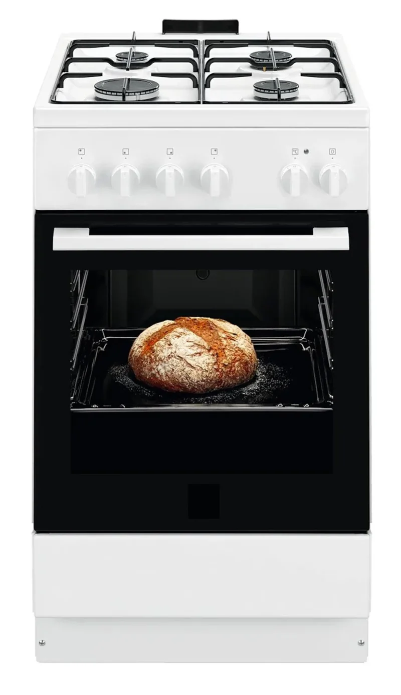 Electrolux LKK500010W Cucina a gas 4 fuochi con forno elettrico 50x60 cm Classe A