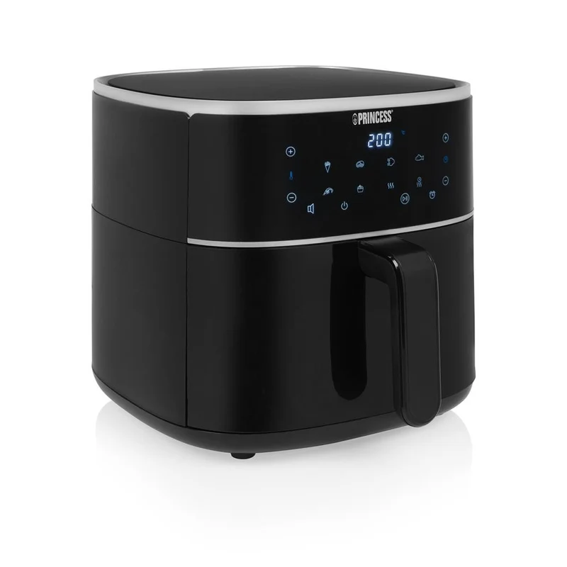 Princess Friggitrice ad Aria 6L 1500W Nero - Controllo Touch, Display LED, 6 Programmi