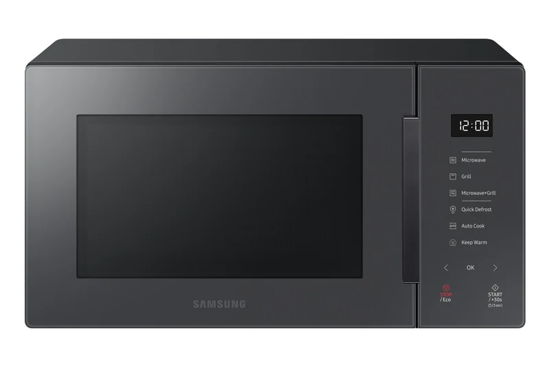 Samsung Microonde con Grill MG23T5018GC 23L Nero Vaporiera BESPOKE