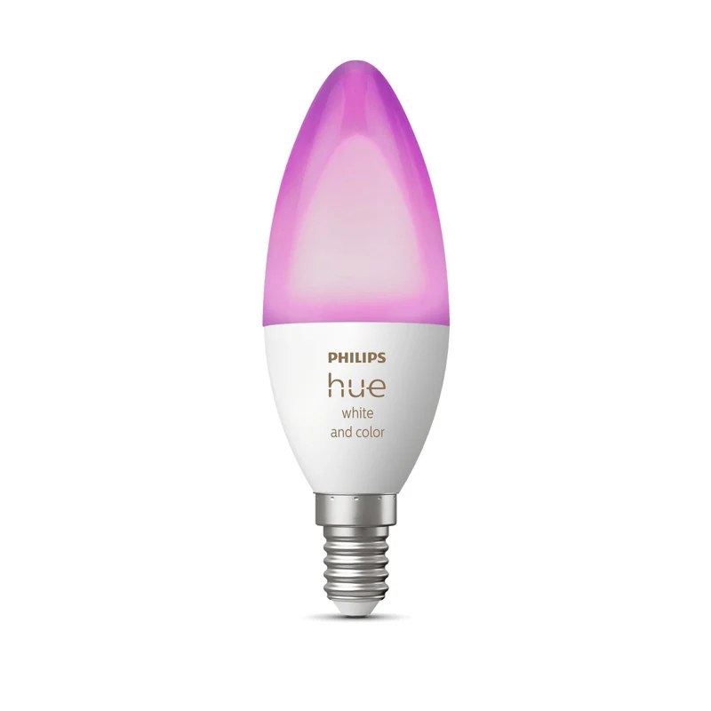 Philips Hue Lampadina LED Smart E14 Bianco e Colore 16 Milioni Colori Alexa Google