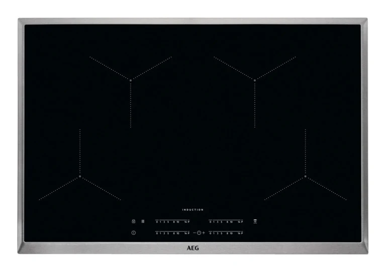 AEG Piano Cottura Induzione IKB84433XB 80cm 4 Fornelli Da Incasso Nero